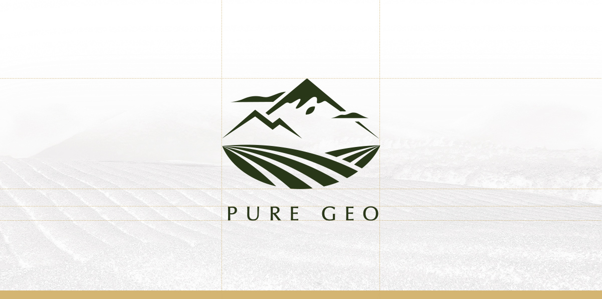 【Pure Geo 喬治亞茶葉】設計優勢介紹 - 標誌設計-電腦版