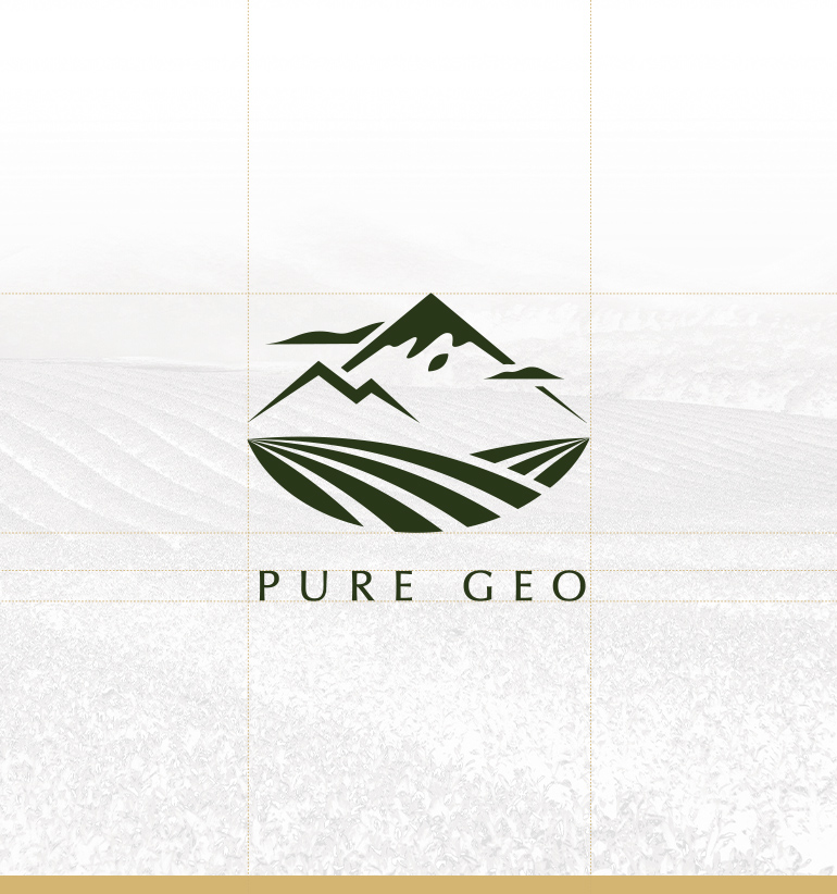 【Pure Geo 喬治亞茶葉】設計優勢介紹 - 標誌設計-手機板