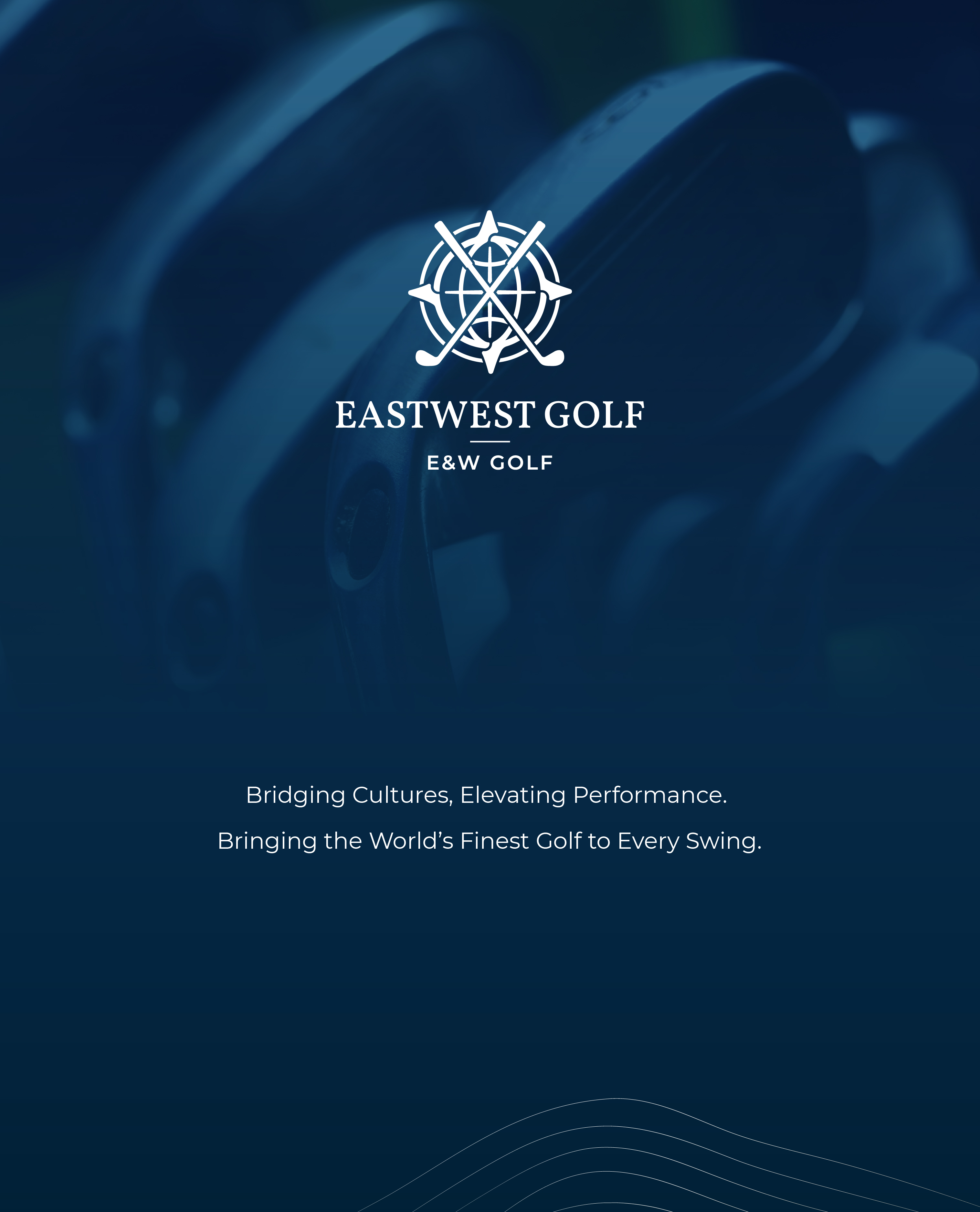 EastWest Golf Co. Logo/名片設計手機版主視覺