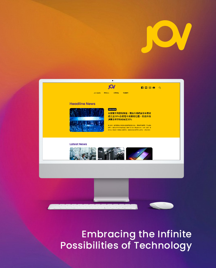 JOV 形象官網手機版主視覺