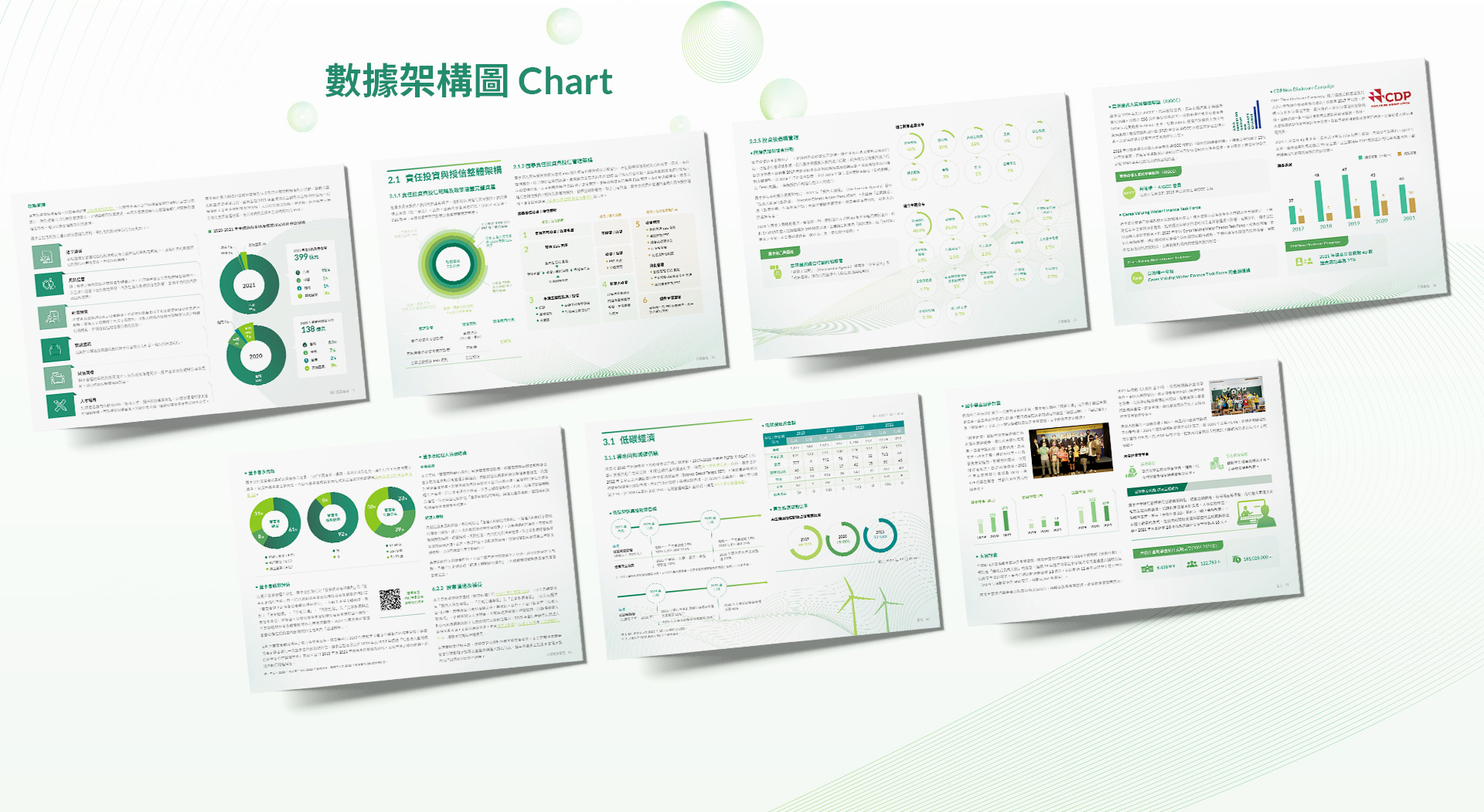 由源做視覺設計的【國泰金控 2021 ESG 報告書】書冊設計情境圖